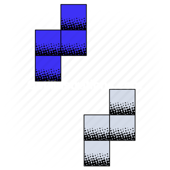 construction, blocks, tetris, shapes, squares, square, construct